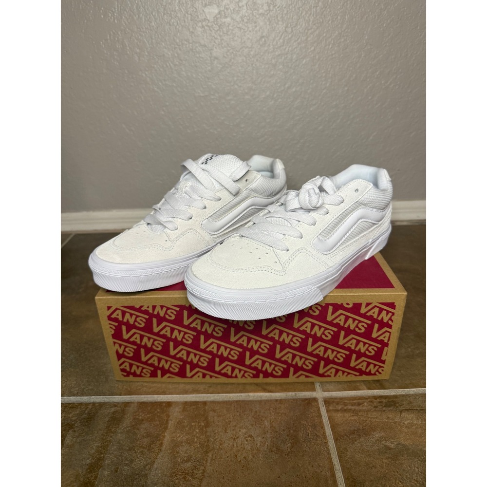 Vans Rowley Low Women's Size 10 White Skate Shoes Sneakers